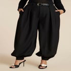 Balloon Trouser With Pleats image number null