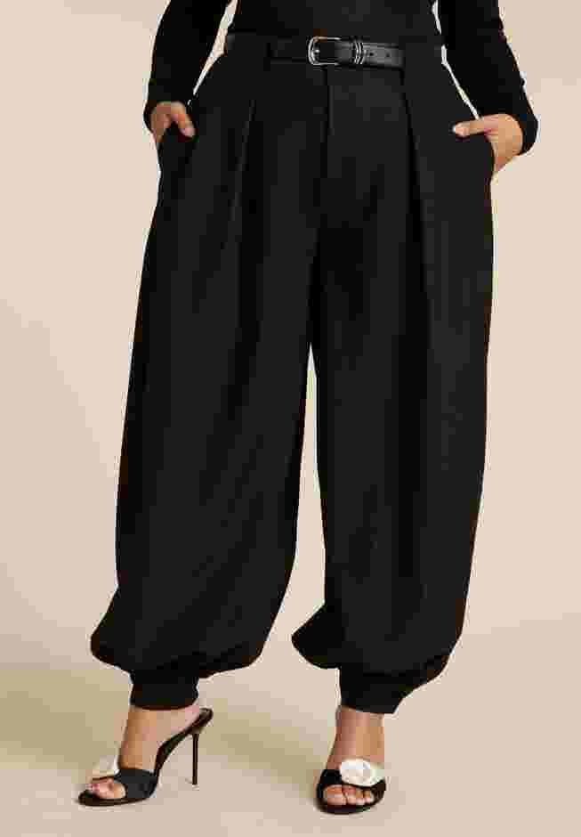 Balloon Trouser With Pleats image number 1
