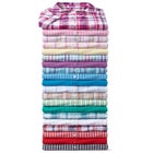 Short -Sleeve Button-Down Cotton Seersucker Shirt image number null