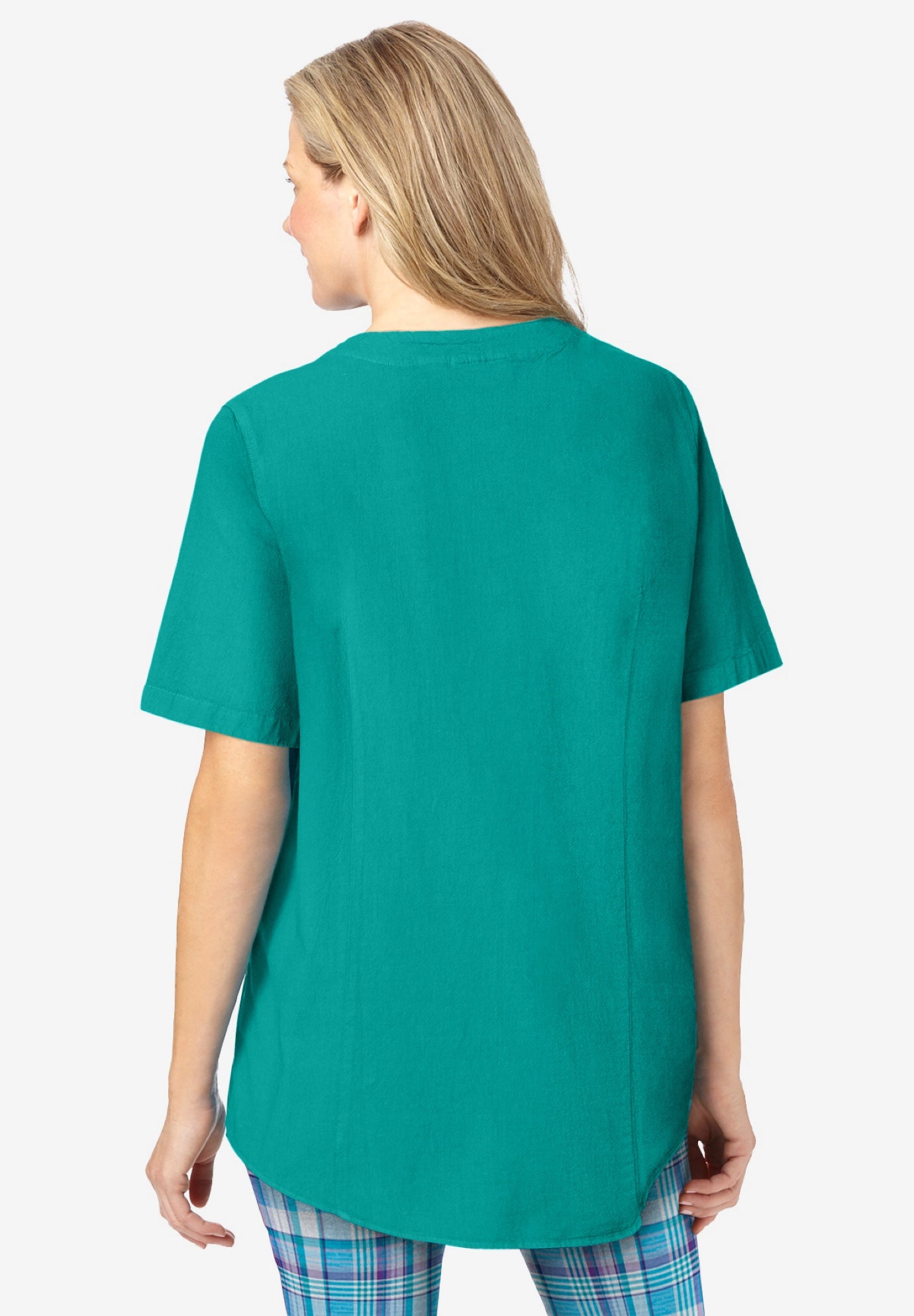 Short-Sleeve Crinkle Shirt image number 2