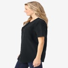 Short-Sleeve Crinkle Shirt image number null