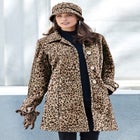 Plus Size Button Up Fleece Jacket image number 1