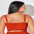 Shimmer Underwire Crop Bikini Top image number null