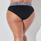 High Waist Cheeky Shirred Brief image number 1