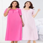 2-Pack Long Silky Gown image number null
