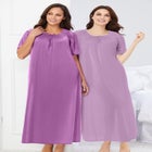 2-Pack Long Silky Gown image number null