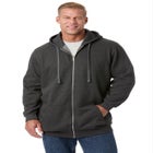 Longer-length Fleece Full Zip Hoodie image number null
