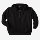 Longer-length Fleece Full Zip Hoodie image number null