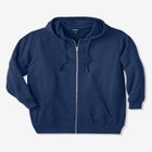 Longer-length Fleece Full Zip Hoodie image number null