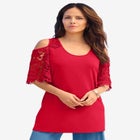Cold Shoulder Ultrasmooth&reg; Fabric Tunic image number null
