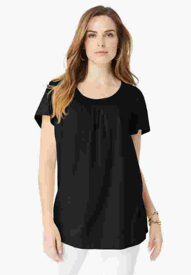 Shirred Ultimate Tee image number 0