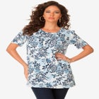 Shirred Ultimate Tee image number null