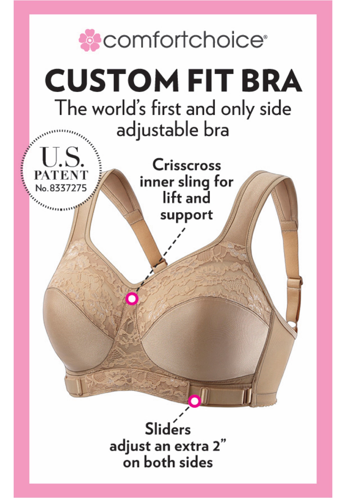 Exclusive Patented Custom Fit Wireless Bra image number 5