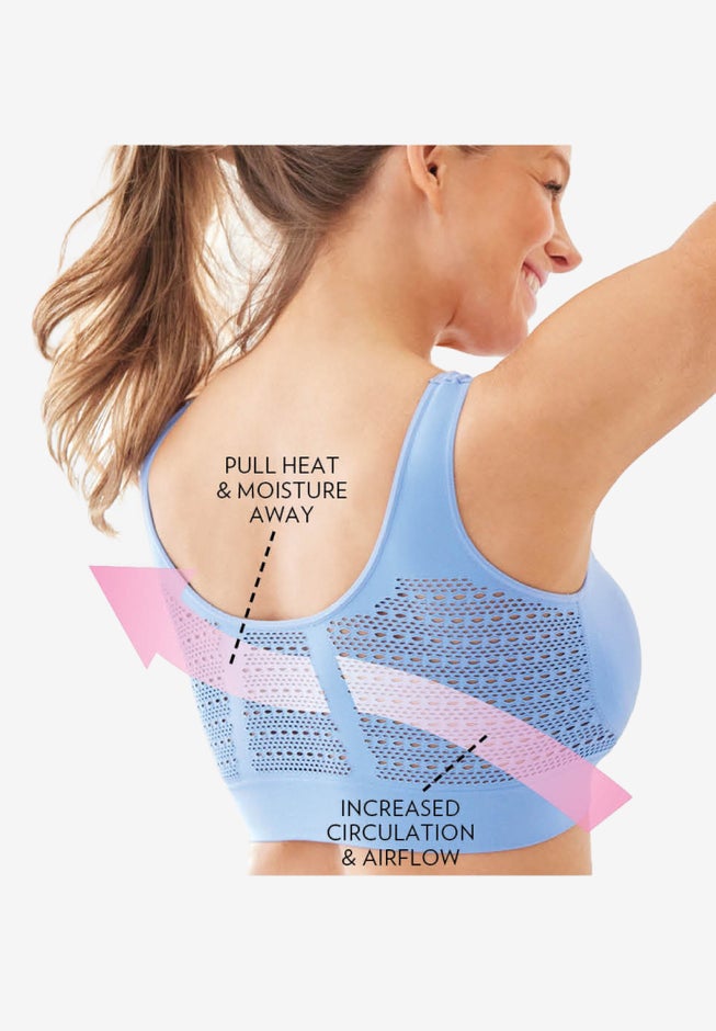 Wireless Cooling Seamless Bra image number 1