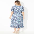 Stretch Lace Fit & Flare Dress image number null