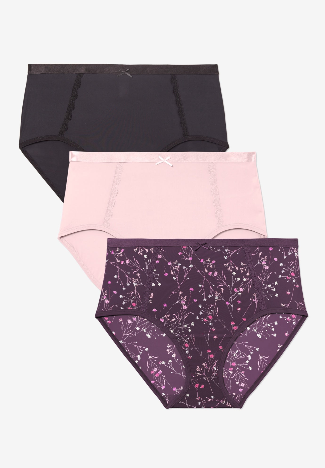 Full Coverage Microfiber Panty 3-Pack image number 0