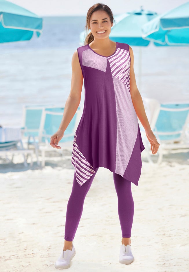 Sleeveless Hanky Hem Tunic image number 6