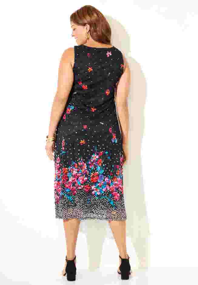Printed Lace Dress image number 1