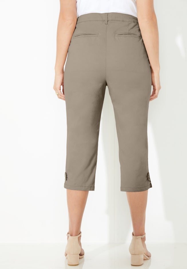 Liz&Me® Chino Tab Capri image number 1