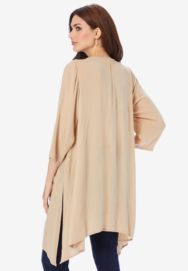 Embroidered Henley Tunic image number null