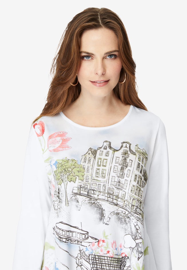Travel Graphic Long Sleeve Tee image number 3