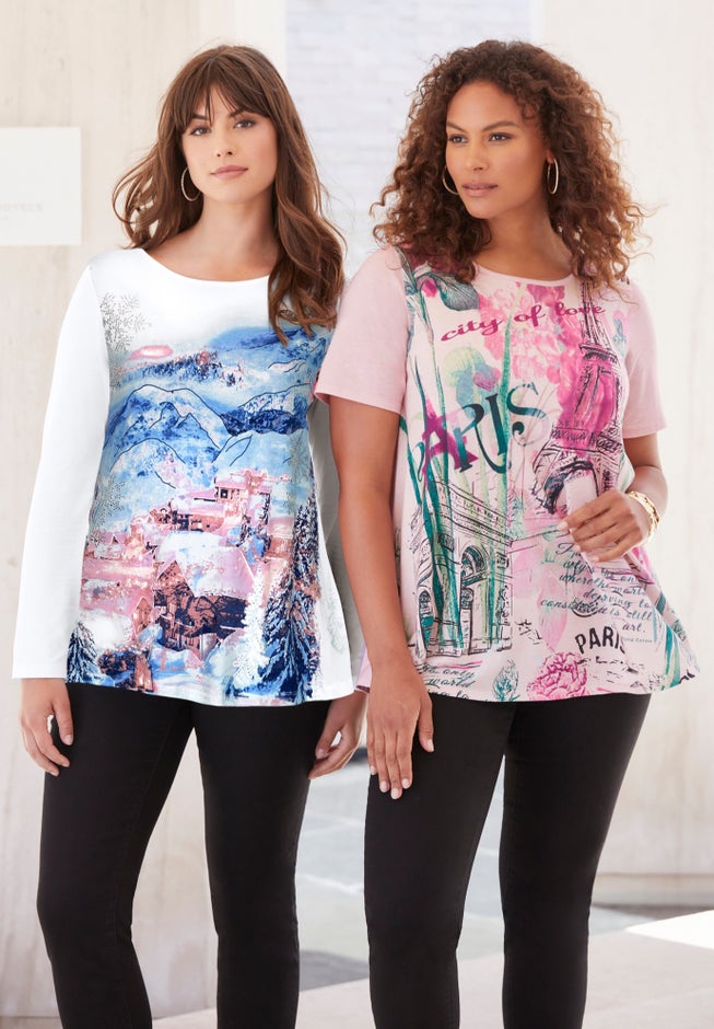 Travel Graphic Long Sleeve Tee image number 5