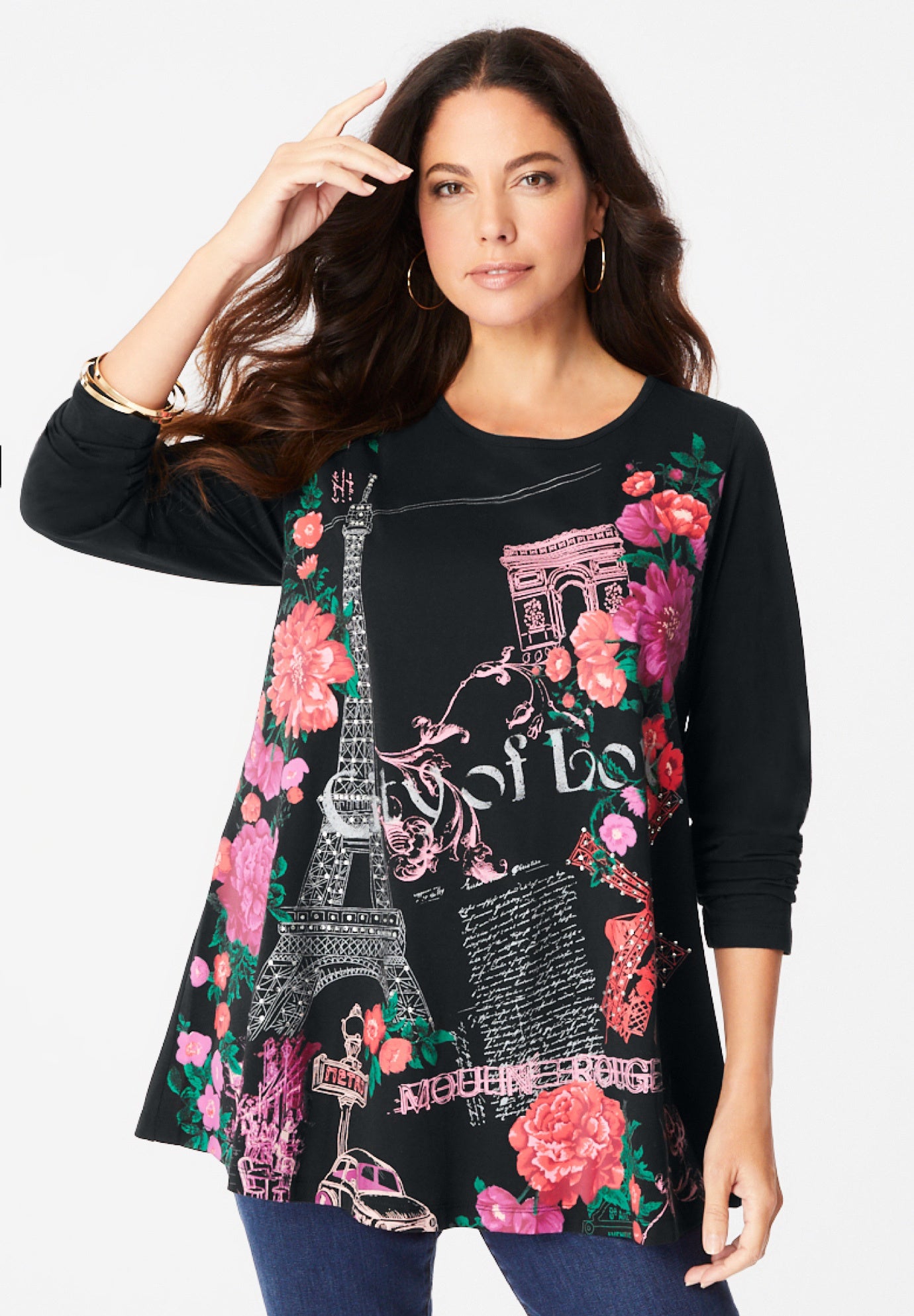 Travel Graphic Long Sleeve Tee image number 0