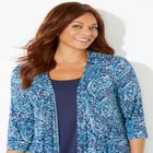 Cardigan and Tank One Piece Top image number null