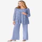 3-piece Lace Jacket/Tank/Pant Set image number null