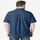 Short Sleeve Denim and Twill Shirt image number null