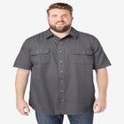 Short Sleeve Denim and Twill Shirt image number null