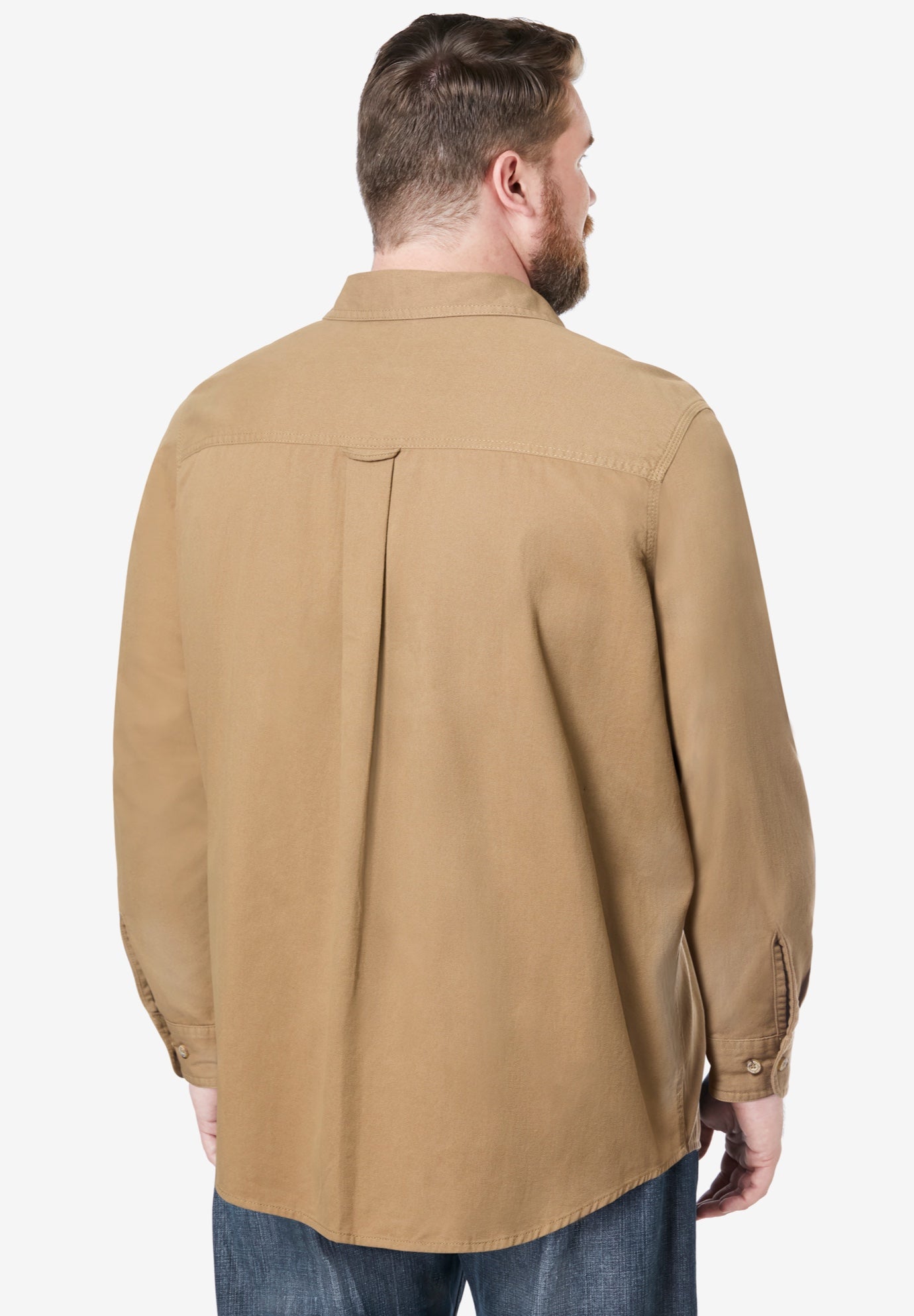 Long Sleeve Denim and Twill Shirt image number 1