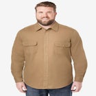 Long Sleeve Denim and Twill Shirt image number null