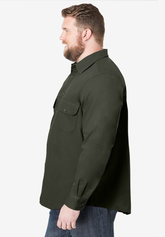 Long Sleeve Denim and Twill Shirt image number 2