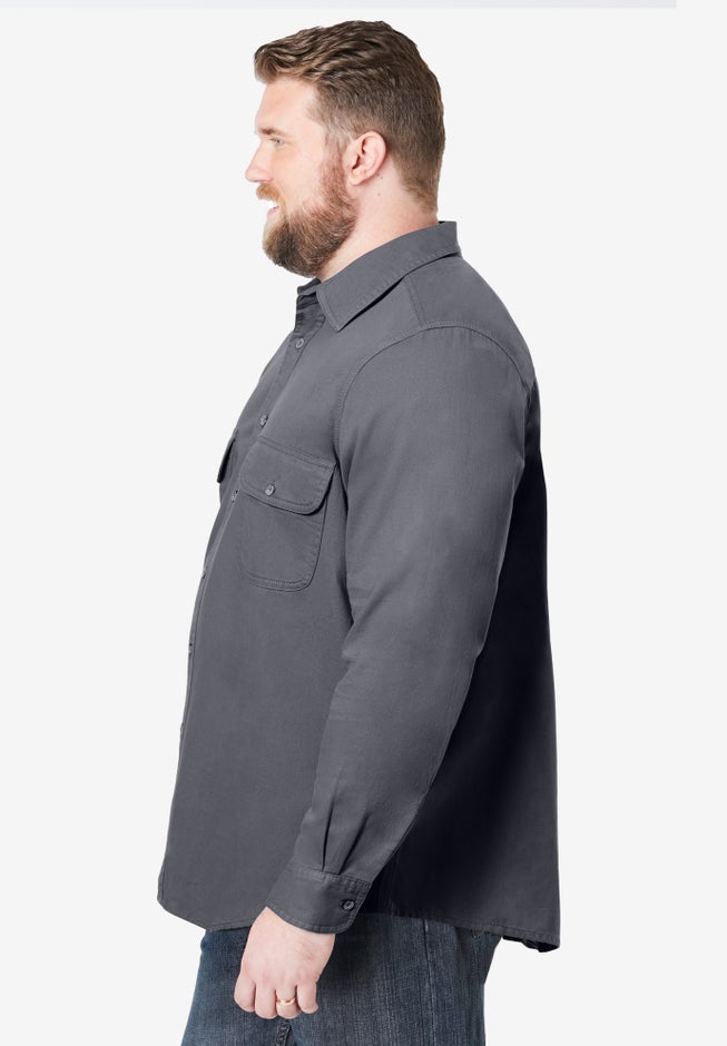 Long Sleeve Denim and Twill Shirt image number 2