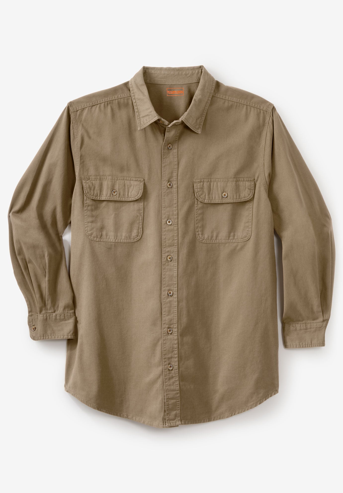 Long Sleeve Denim and Twill Shirt image number 0