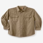 Long Sleeve Denim and Twill Shirt image number null