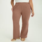 Soft Ease Cotton Knit Wide Leg Pant image number 0