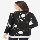 Fine Gauge Button-Front Cardigan image number null