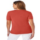 Fine Gauge Crewneck Knit Shell image number 1