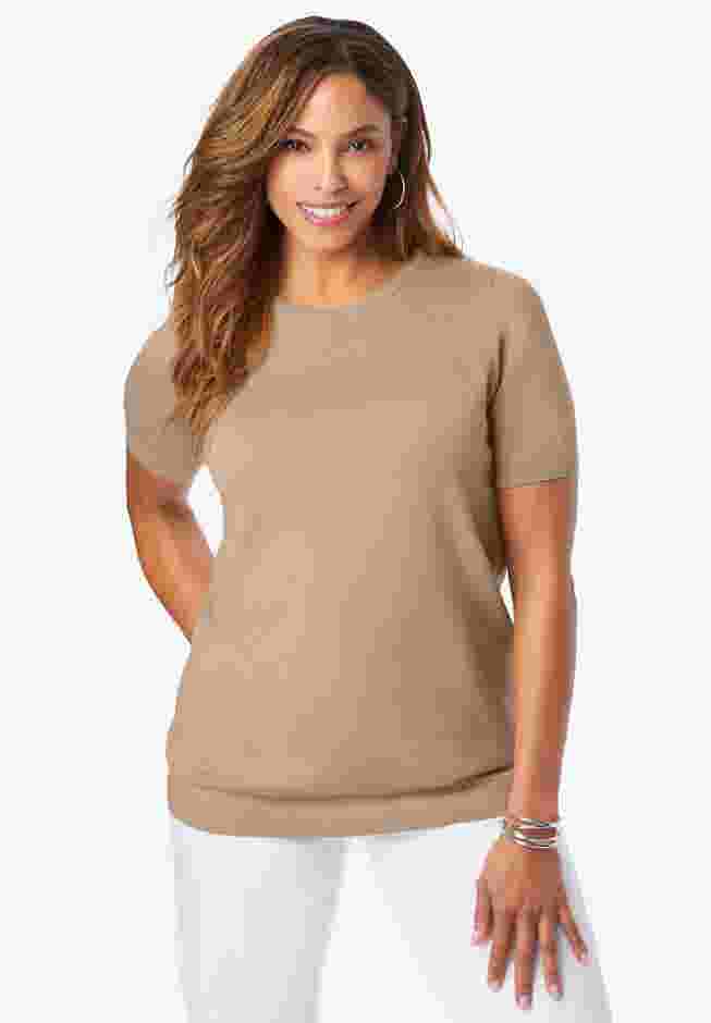 Fine Gauge Crewneck Shell image number 0