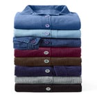 Pleat-Back Denim Jacket image number null