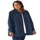 Pleat-Back Denim Jacket image number null