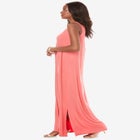 Embellished Neckline Maxi Dress image number null