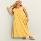 Sleeveless Sweetheart Knit Maxi Dress image number 0