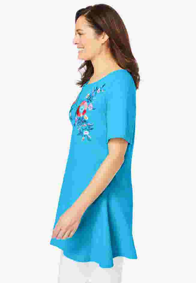 Embroidered Thermal Tunic image number 2