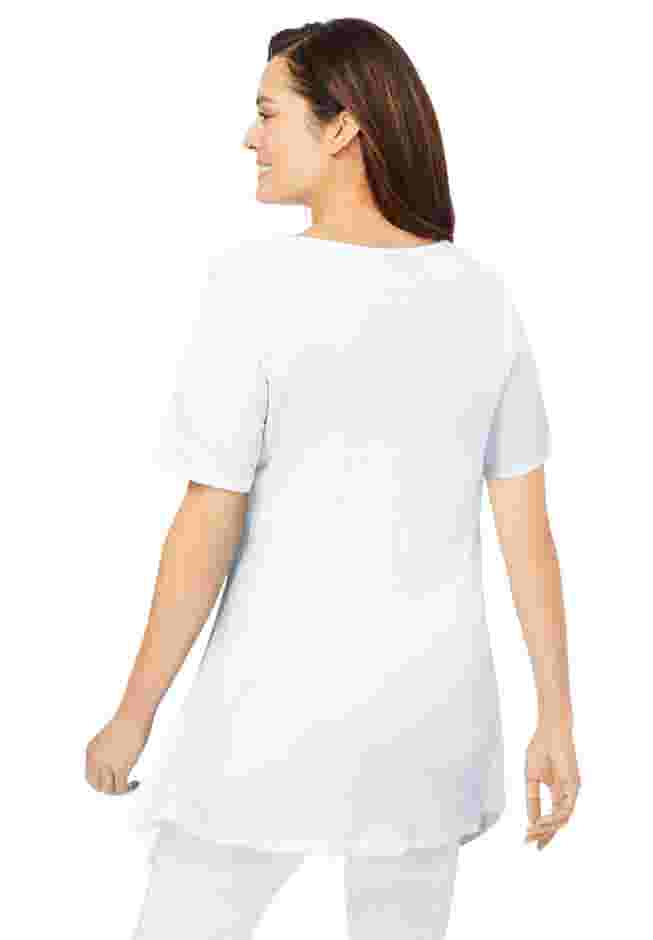 Embroidered Thermal Tunic image number 1