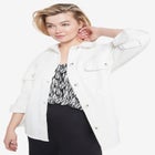 Oversized Denim Shirt Jacket image number null