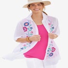 Embroidered Gauze Shirt image number null