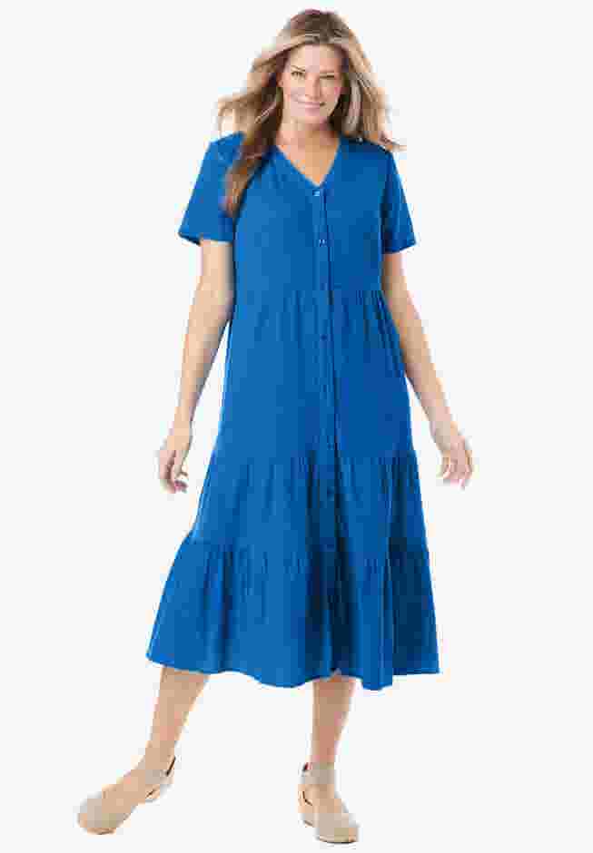 Gauze Tiered Dress image number 0